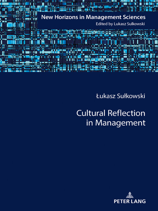 Title details for Cultural Reflection in Management by Łukasz Łukasz - Available